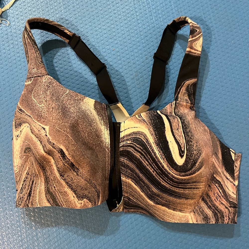 Victoria's Secret Brown Marble Sports Bra